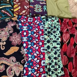 Huge lot of lularoe TC leggings.